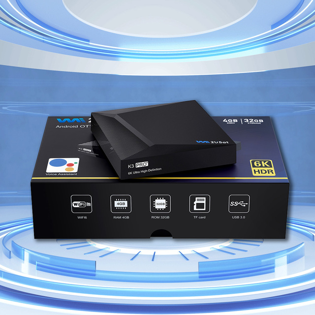 Super Cost Performance Android 12 Quad Core tv box with recording function 6K H265 Smart Vip ott Tv Box wifi Set top Box 4gb ram