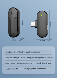Chargeable MIC Necklace <strong>Wireless</strong> Collar Clip <strong>Microphone</strong> Video Camcorder <strong>Microphone</strong> USB Gooseneck <strong>Microphone</strong> for Iphone Android - Product Image 6