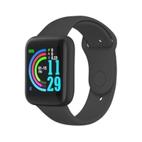 Pulsera Inteligente Y68, Notificaciones Deportivas, Información Meteorológica, Esfera Personalizable D20, Reloj Inteligente