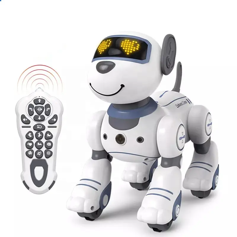 Hot Selling 2.4G Afstandsbediening Robot Hond Speelgoed Voor Kinderen Stunt Rc Robot Hond Met Muziek Klinkt Stunt Robot Hond