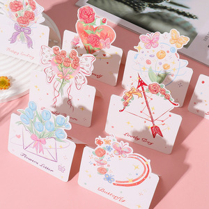 Tarjetas de Felicitación de Forma Irregular, Cartulina Blanca, Impresión Digital, para Cumpleaños y Otras Ocasiones AC4168 - Product Image 1