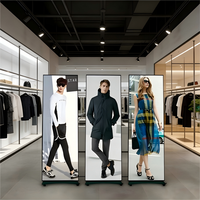Kiosque debout libre avec écran tactile intérieur P1.86 Totem vertical Android Publicité Vidéo Affichage Android LED Digital Signage