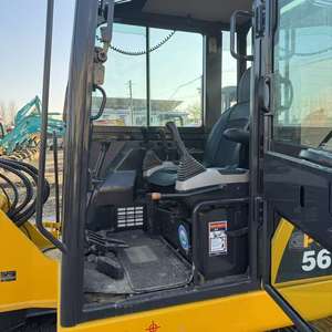 Excavatrice d'occasion Komatsu PC56 5 tonnes, d'origine japonaise, à bas prix, mini-excavatrice hydraulique sur chenilles Komatsu pour travaux de terrassement, certifiée CE. - Product Image 5