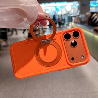 Étui robuste et antichoc avec support magnétique rotatif pliable pour iPhone 16 17 Pro Max 13 14 15 Plus