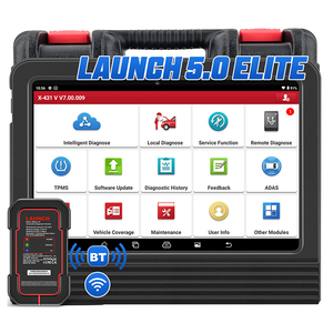 EU Warehouse X431 PRO V5.0 Elite Full System <b>Bluetooth</b> Bi-directional Automotive <b>Scanner</b> OBD2 Code Reader With 37 Resets - Product Image 1
