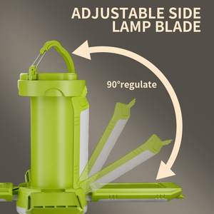Camping Lantern Rechargeable 1500mAh Battery Foldable 90 Degree Multi Functional Outdoor Hiking Tent Light - Product Image 2