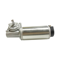 Moteur électrique à courant continu brossé professionnel à grand couple élevé 12v 24v 63mm moteur à courant continu brossé à engrenage à vis sans fin