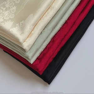 Tissu satiné en polyester tissé extensible, doux, de qualité supérieure, à motifs floraux, pour vêtements féminins, motif Botanical Mountain Stream, vente en gros # 137 - Product Image 6
