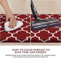Tapis de sol anti-fatigue imprimé, doux, imperméable, anti-moisissure, antidérapant, confortable, durable, moderne pour la cuisine