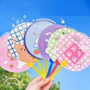 Ventilateur à main portable très vendu, ventilateur à main en plastique personnalisé pour enfants et filles, mignon et amusant, pour l'été et les activités de plein air - Product Image 4