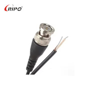 Cable de 20 cm de alta calidad con conector BNC Adaptadores RF para cables coaxiales de cámara CCTV