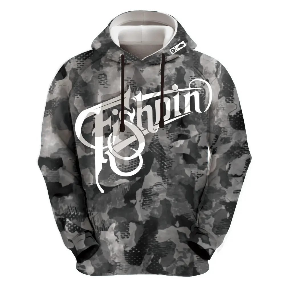 custom hoodie fishing clothes men's hoodies sweatshirt men camo hoodie custom logo fishing shirt pelagic fishing wear
