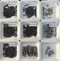 Vis de machine en titane M2.5, tête cylindrique Phillips, 4 mm, 6 mm, 10 mm, TA2, fixations en titane pur pour équipement d'automatisation