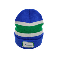Bonnet de ski unisexe adulte personnalisé en jacquard 100 % acrylique avec logo d'équipe et pompon, broderie 3D, motif dessin animé, écologique