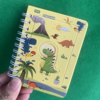 Juego de regalo de papelería de animales de dibujos animados, cuaderno de cinta correctora con bolígrafo, libro, Kit de proveedor escolar
