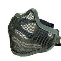 Masque de cyclisme tactique extérieur compatible avec casque, respirant et protecteur pour la pratique du sport et le cosplay