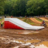 NAIRBAG Airbag Commercial Gonflable pour Vélo, Sport Extrême, FMX, VTT, BMX, Airbag d'Atterrissage pour Stunts, Portable, Rampe de Stunt pour Vélo Tout-Terrain