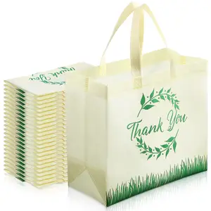 Factory Recycle Reusable Large Grocery Tote Pouch Foldable Shopping Handbags Non Woven Storage Bag