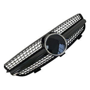 Rejilla Delantera para Mercedes-Benz Clase CLK W209, Negra Plateada, Plástico ABS, Estilo Cielo Estrellado, Cubierta de Radiador Modificada - Product Image 1