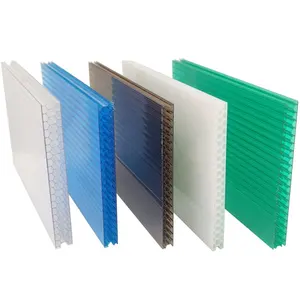 2023 Popular Construction Material Polycarbonate Roof Plastic Hollow Solid Sheet Pc Panels