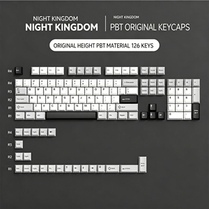 Keycaps PBT วัสดุสีย้อม-sublimated 126คีย์โปรไฟล์มาตรฐานใช้ได้กับ Ajazz /aula/<span class=keywords><strong>akko</strong></span> 60%/75% /tkl/ 104 - Product Image 4