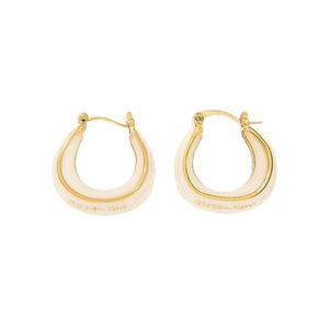 Orecchini a Cerchio Barocchi Placcati Oro in Lega di Zinco, Gioielli Unisex alla Moda - Product Image 1