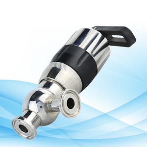 Válvula de escape de seguridad sanitaria de acero inoxidable de grado alimenticio 304 con potencia neumática de rosca externa para medios de agua - Product Image 2