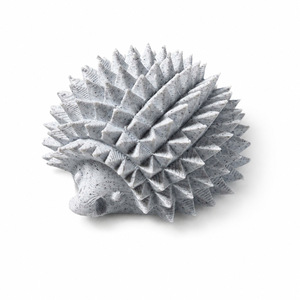 Nouveau produit transfrontalier : Jouet anti-stress amusant et portable en forme de hérisson imprimé en 3D, mini gyroscope à doigts en plastique - Product Image 1