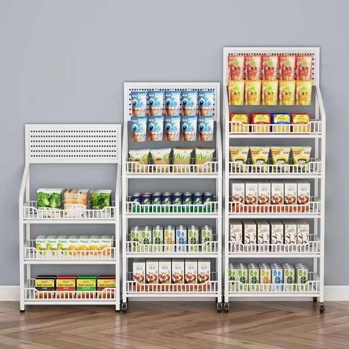 Grocery Store Racking Metal Supermarket Rack for Light Duty Grocery Store Economical Display ...