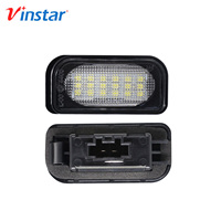 Éclairage de plaque d'immatriculation LED Vinstar pour Mercedes Benz W203 4D CLK A209 W209 C209 Erro Free pièces et accessoires de véhicule