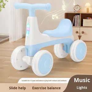 Nouvelle draisienne et trottinette à <span class=keywords><strong>trois</strong></span> roues pour enfants - Plastique pour garçons et filles de 1 à 3 ans - Product Image 4