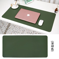 Tapis de souris en cuir pour bureau, tapis de souris professionnel en cuir vegan PU