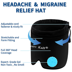 Compresas de Gel Ajustables, Compresas de Gel de Compresión, Envoltura de Compresa de Hielo <span class=keywords><strong>para</strong></span> Alivio de la Migraña y <span class=keywords><strong>el</strong></span> Dolor - Product Image 3