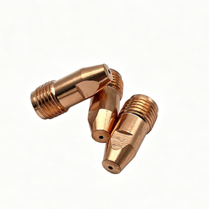 Embouts de contact CuCrZr M10*28*1.2mm personnalisés de haute qualité pour brûleur de soudage <span class=keywords><strong>Kemppi</strong></span> Gx <span class=keywords><strong>CO2</strong></span> / Embout de soudage pour torche de marque - Product Image 4