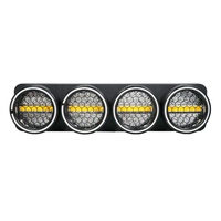 Nueva Luz LED Retro de 4 Ojos para Audiencia, 250W, COB Dorado con Anillo Halo, Iluminación Vintage para Escenario, Bar, DJ, Club, Bodas y Espectáculos