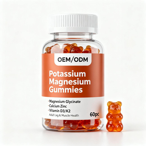 Gomitas de <span class=keywords><strong>Potasio</strong></span> <span class=keywords><strong>y</strong></span> <span class=keywords><strong>Magnesio</strong></span> OEM/ODM con Glicinato de <span class=keywords><strong>Magnesio</strong></span>, Calcio, Zinc, Vitamina D3/K2 para la Salud de las Piernas <span class=keywords><strong>y</strong></span> Músculos en Adultos - Product Image 1