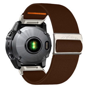 Nouveau <span class=keywords><strong>bracelet</strong></span> de montre en nylon élastique 22 mm 26 mm, <span class=keywords><strong>bracelet</strong></span> de remplacement Quickfit pour <span class=keywords><strong>Garmin</strong></span> Descent MK3i <span class=keywords><strong>Instinct</strong></span> Fenix 8/7/6 - Product Image 4