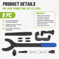 Kit d'outils de calage moteur pour Audi A4 A6 A8 2.4 3.2 FSI AUK BDW, jeu de chaînes de distribution avec blocage d'arbre à cames et de vilebrequin