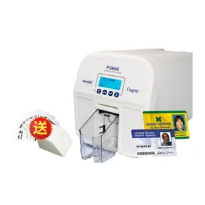 Digital single double side wedding ATM NFC PVC business id card printing machine