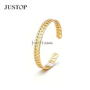 <b>Bangles</b> OEM/OEM custom waterproof stainless steel Gold plating Fashion Jewelry hypoallergenic supplies unique <b>bangles</b> <b>bracelet</b> - Product Image 5