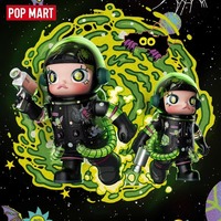 Figurines POP MART MEGA SPACE MOLLY 400% Rick and Morty originales, mignonnes et adorables, objets de collection, décorations pour la maison