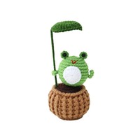 Vente en gros de jouets en peluche lapin mignons faits à la main, en coton doux tricoté au crochet, avec rembourrage en coton PP, type ours