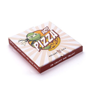 Wholesale Eco-friendly Custom Printed Disposable <b>Pizza</b> <b>Boxes</b> for Sushi Fries & Hamburgers-Durable Foldable Kraft Paper <b>Boxes</b> - Product Image 6