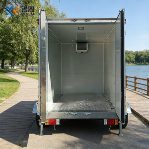 Remolque Congelador Móvil Personalizado con Almacenamiento Refrigerado Aislado para el Transporte de Alimentos Congelados - Product Image 3