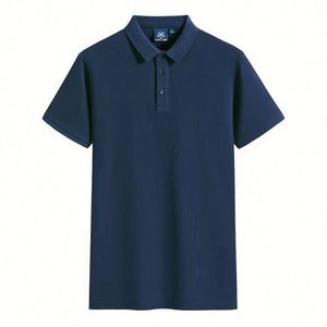 Camiseta Polo Personalizada para Hombre, de Secado Rápido, Color Sólido, Manga Corta, Tejido de Punto, con Botones, Ropa de Trabajo, Camisetas Polo de Golf - Product Image 4