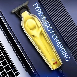 Chuyên Nghiệp Không Dây Biểu Tượng Tùy Chỉnh Tóc Râu Tông Đơ Không Gapped Cắt Người Đàn Ông T Lưỡi Nhãn Hiệu Riêng Thợ Cắt Tóc USB Điện Xe RV - Product Image 5