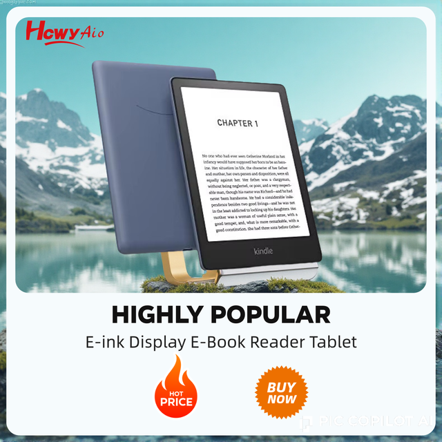 Excellent Quality 5.8/6-Inch Digital Book Reader Tablet with 32 GB Storage Supports Multilingual Language Light E-INK Display