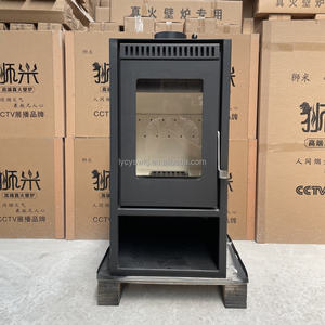 Shimi Modern Indoor Steel Chimenea Vertical Chimenea Estufas Inserto para uso en la sala de estar - Product Image 6