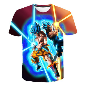 Nueva Camiseta de Goku para Hombre, Camiseta de Anime Dragon <span class=keywords><strong>Ball</strong></span> Z, Disfraz de <span class=keywords><strong>Super</strong></span> Saiyan, Nuevas Camisetas para Bebés, Ropa para Niños, Camisetas de Anime para Niños - Product Image 3