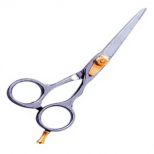 Ciseaux de coiffure professionnels ASAP de 6 pouces pour droitiers, en acier inoxydable, avec manche moyen, vis réglable, personnalisables - Product Image 1